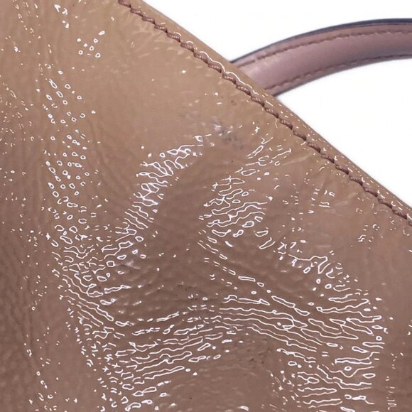 GUCCI Soho Pink Beige Patent Leather Tote Bag 390-081325 - Picture 7 of 12